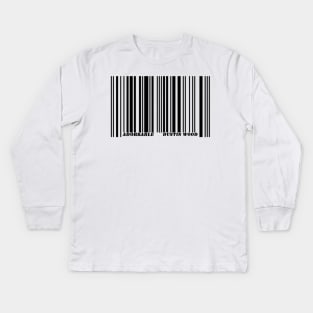 Adorkable Barcode Kids Long Sleeve T-Shirt